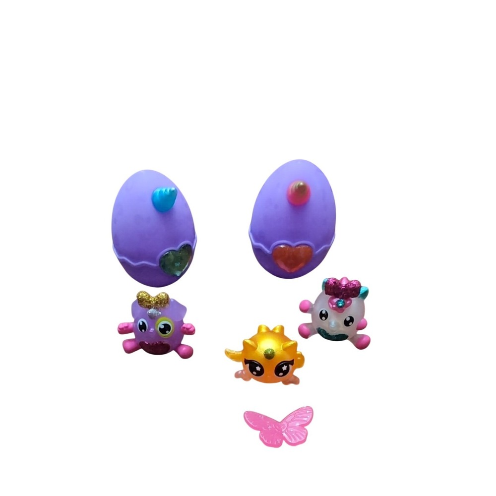 Lot‎ Of 3 Rainbocorn Egg Mini Figures And 2 Eggs